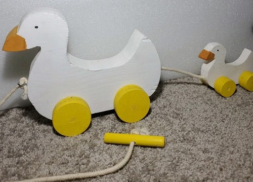 Toy wooden duck and - toy,